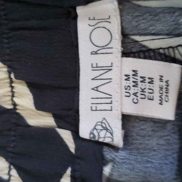 Eliane Rose Geometric High Waist Crop Wide Leg Pants - Picture 3 of 6